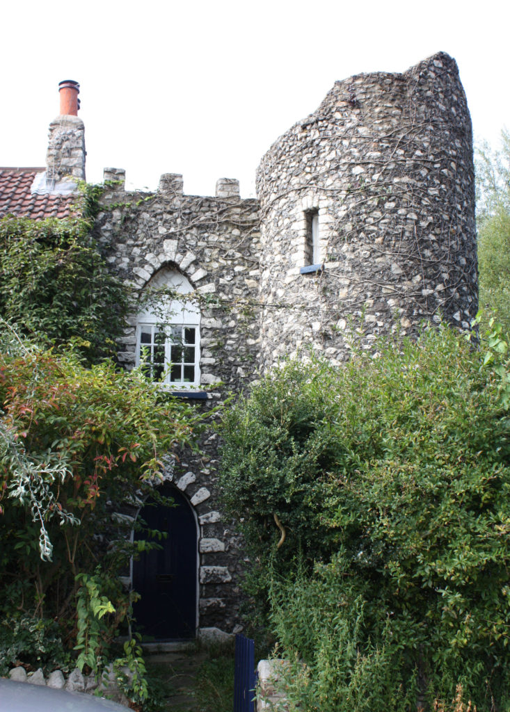 The Folly adjoining 86 Phipps Bridge Road, Phipps Bridge, Mitcham, Surrey CR4, from the road
