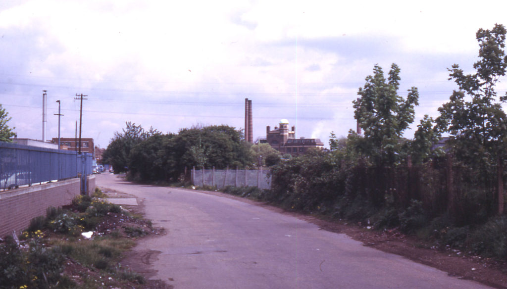 Station Road, Merton, London SW 19. Site of church of Merton Priory.