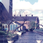 River Wandle west of Merton Bridge, by Board Mills, Merton High Street, London SW 19.