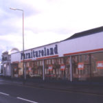 Furnitureland, Merton High Street, London SW 19. Formerly Wimbledon Palais. Site of Halfhide