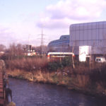 River Wandle and Sainsbury's Savacentre, Off Merton High Street, Merton, London SW 19.