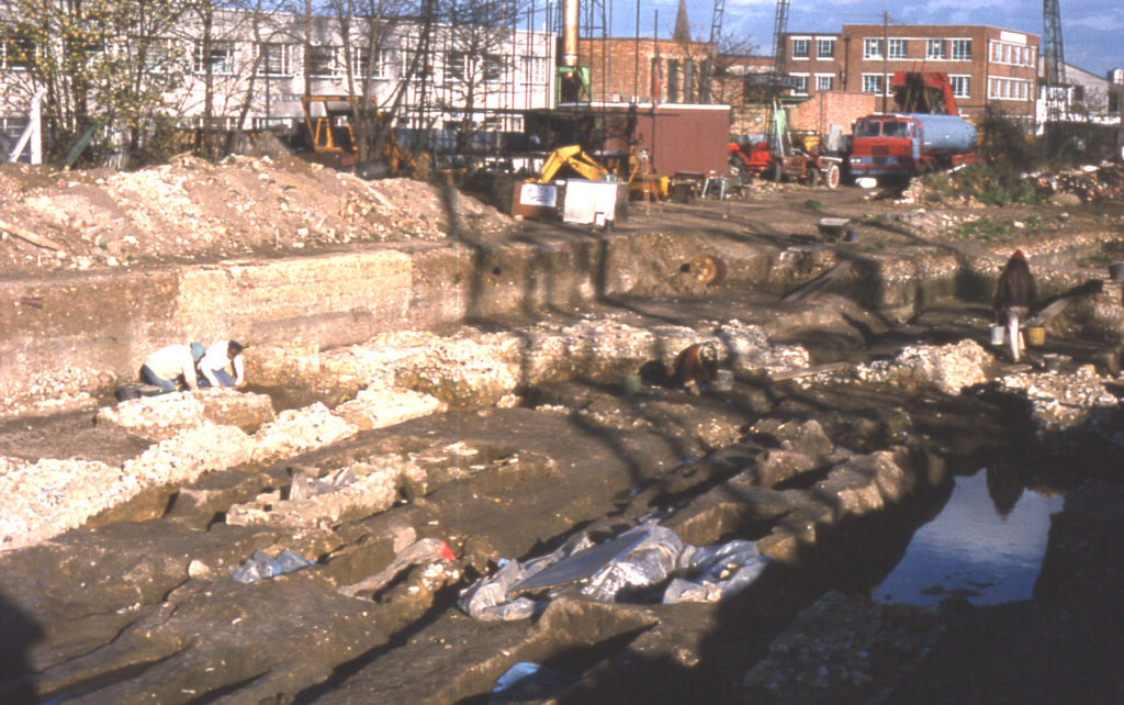 Excavation of the Chapter House of Merton Priory, Merton, London SW 19.