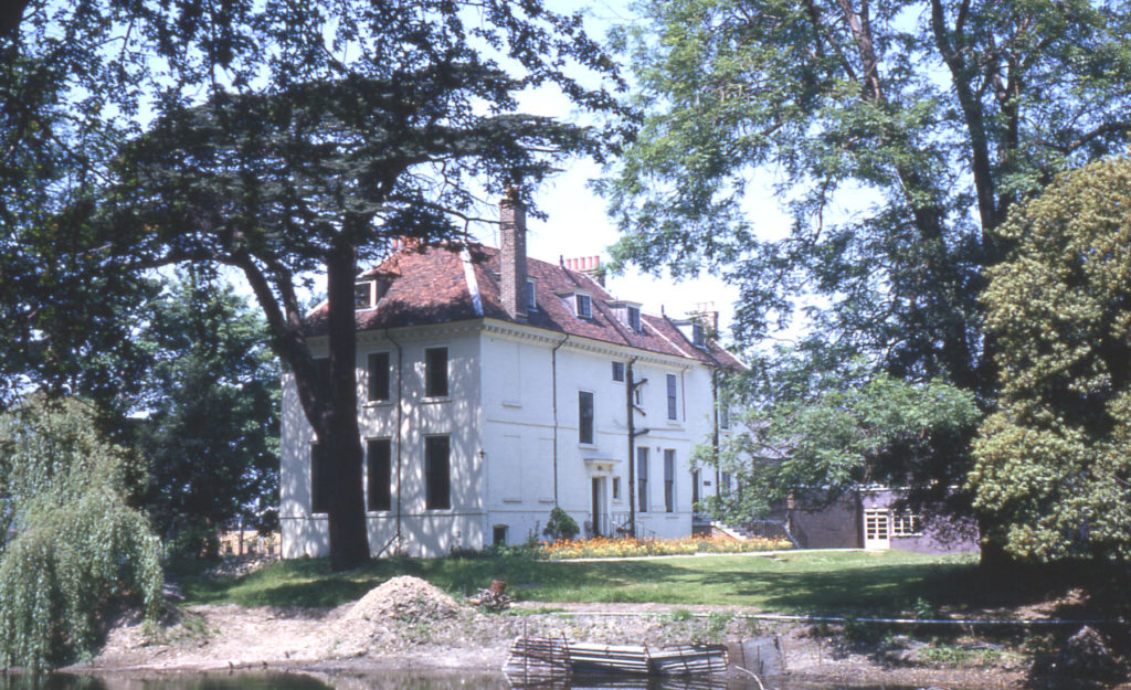 The Canons, Madeira Road, Mitcham, Surrey CR4. Built 1680 by John Odway. Now (2009) owned and occupied by L. B. Merton.