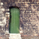 The Canons Dovecote, The Canons, Madeira Road, Mitcham, Surrey CR4. The Dovecote doorway.