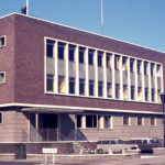 Mitcham Police Station, Cricket Green, Mitcham, Surrey CR4. Built 1965.