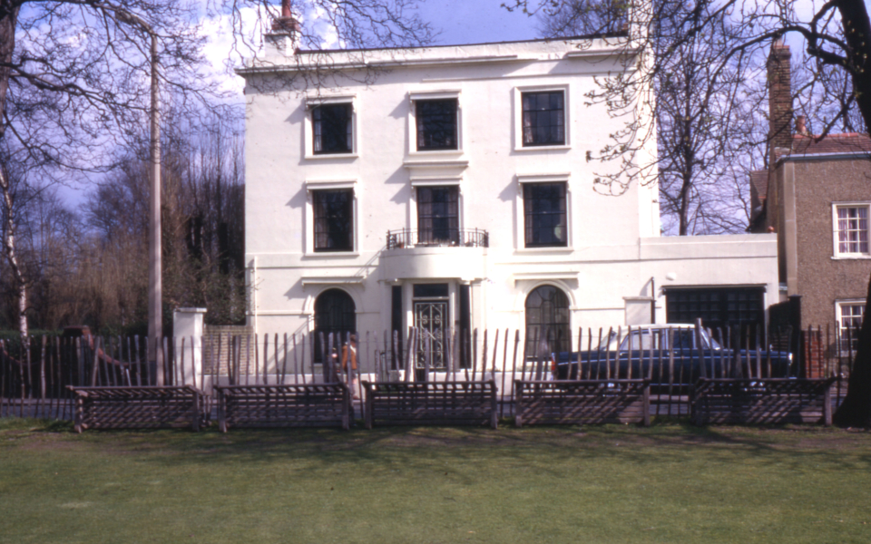 The White House, Cricket Green, Mitcham, Surrey CR4. Late 18th century. Formerly called Ramornie.
