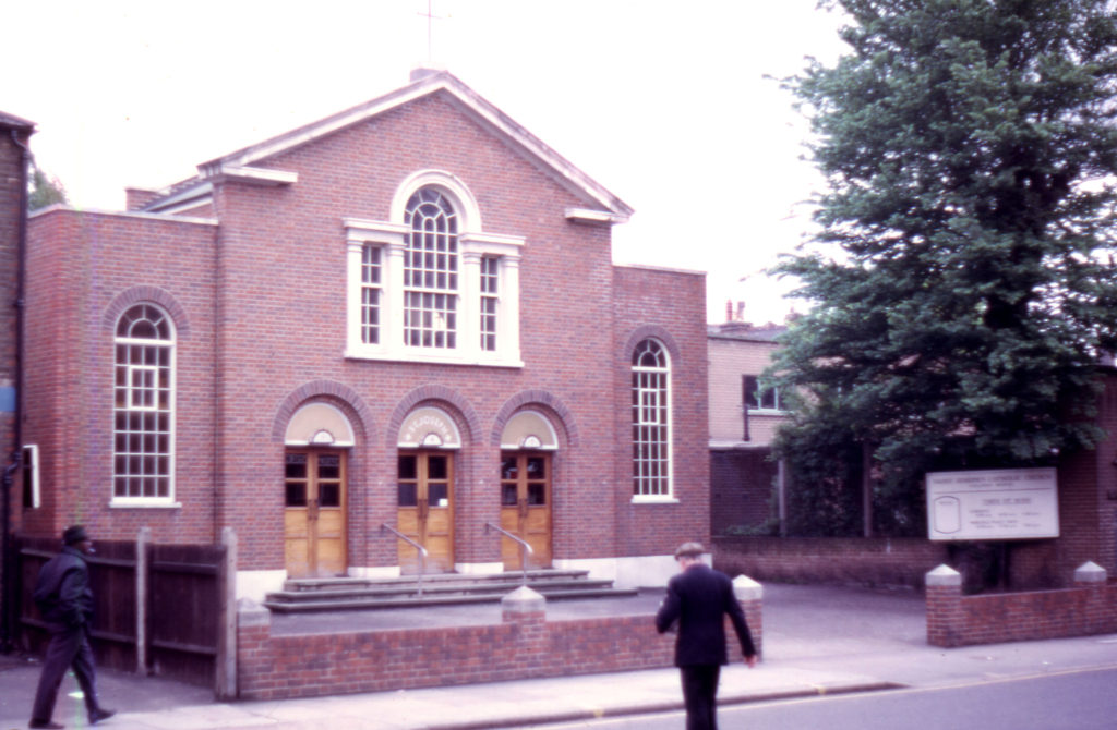 St. Joseph Catholic Church, High Street, Colliers Wood, London SW19. Built 1963-5.