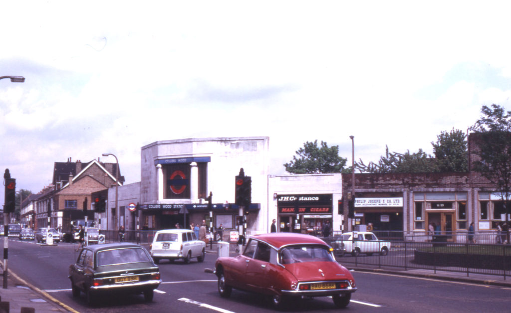 Colliers Wood Underground Station, High Street, Colliers Wood, London SW19. Built 1926. Site of Merton Singlegate.