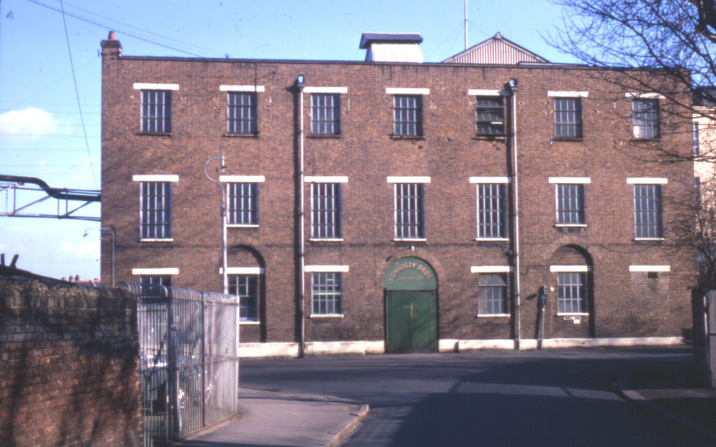 Messrs. Connolly Brothers (curriers), Byegrove Road, Colliers Wood, London SW19. Was James Perry