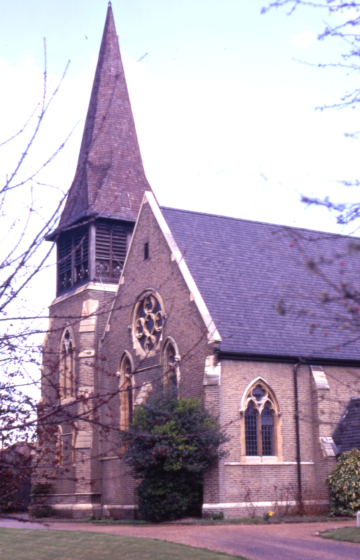 Christ Church, Christchurch Road, Colliers Wood, London SW19. Consecrated 14 May 1874. test$