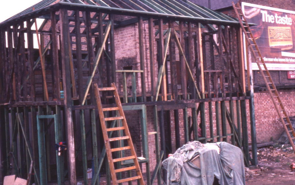 Re-construction of cottage, 70 Christchurch Road, Colliers Wood, London SW19. Stage 1