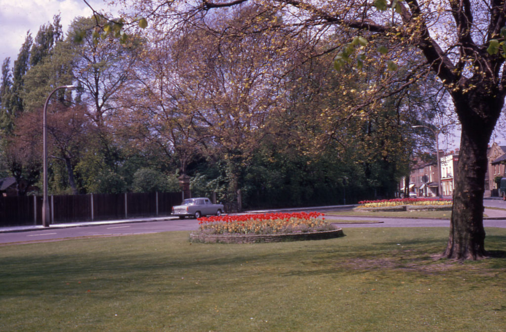 Lower Green West, Mitcham, Surrey CR4. Site of Hall Place.