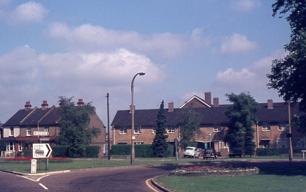 Beadle Court, Lower Green West, Mitcham, Surrey CR4. The site of the 17th century Vine House.