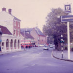 London Road by Cricket Green, Mitcham, Surrey CR4. Looking North from Kings Head.