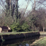 Paper Mill Cut, Watermeads, Mitcham, Surrey CR4. Miranda Hill Memorial Seat.