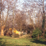 Site of Papermill at Watermeads, Mitcham, Surrey CR4. The Paper Mill was demolished in the latter half of the 19th century.