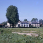 Mill Green, Mitcham Common, Mitcham, Surrey CR4. Looking south towards Crieff Villas.