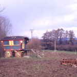 Gipsy caravan on Mitcham Common, Mitcham, Surrey CR4.