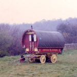 Gipsy caravan on Mitcham Common, Mitcham, Surrey CR4.