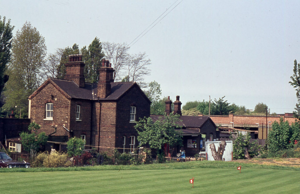 Golf Course from Beddington Lane, Mitcham Common, Mitcham, Surrey CR4.