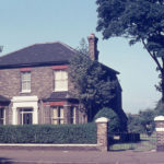 Tamworth Farm House, London Road, Mitcham, Surrey CR4. Victorian villa. c. 1870. built on enclosed land. straddling entrance to old farmstead. Residence of Chuter Ede (Home Sec. 1945-1951). Demolished c. 1977. Site now Dennis Reeve Close.
