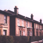 Arnold Road, Tooting Junction, London SW17. Awaiting demolition. Semi-detached villas of c. 1880.