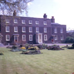 Junction of Streatham Road and Lock's Lane, Mitcham, Surrey CR4. House at Renshaw's Corner. Grade II. c. 1740s plus later additions. Sam Oxtoby and Nathanial Myers resident in 1750s. Chestnuts – a superior boarding academy for young ladies. from 1850s to 1880s – Misses Roasina and Eliza Spong.