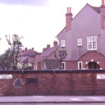 Streatham Road/Mitcham Lane, London SW17. Roe Bridge : Parish Boundary. First bridge put up by Merchant Taylors Co. after Thomas Roe. Master in 1553. escaped drowning when crossing river. He was Lord Mayor of London in 1568.