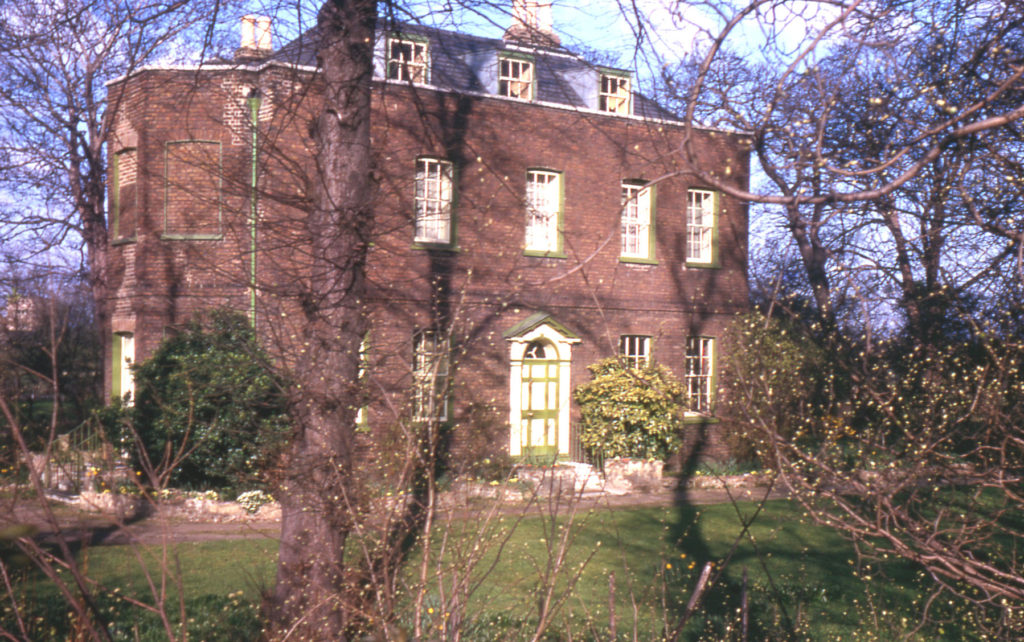 Wandle Villa, 98 Phipps Bridge Road, Mitcham, Surrey CR4. Built 1788. Bequethed to the National Trust in 1941.