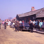 Aftermath of fire and explosion at Calorgas storage premises, Church Road, Mitcham, Surrey CR4. Incident was on 23/9/70.