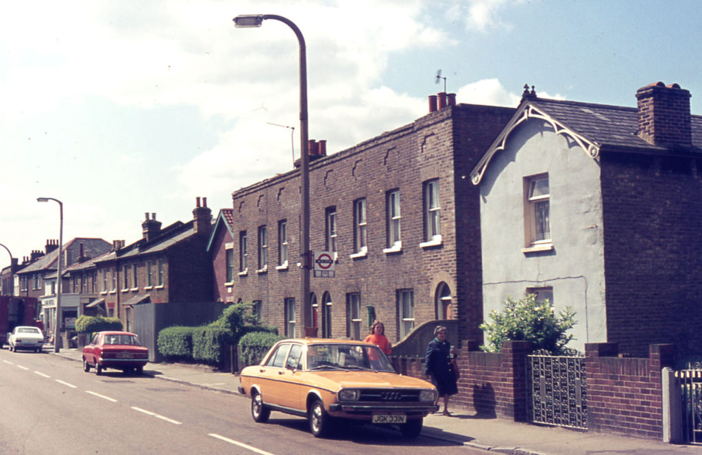 Church Road north of Benedict Road, Mitcham, Surrey CR4.