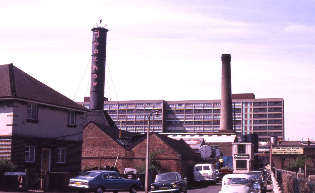 Foochow Paint Works, Batsworth Road, Mitcham, Surrey CR4. Founded in 1855. Also W. J. Bush