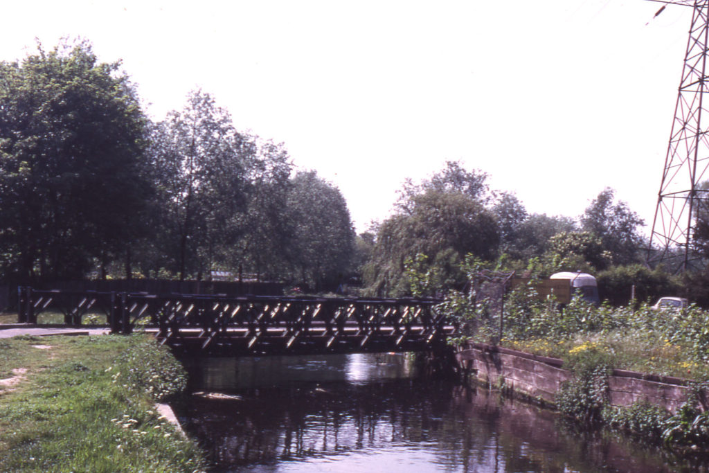 Phipps Bridge across the Wandle, London SW19.