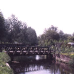 Phipps Bridge across the Wandle, London SW19.