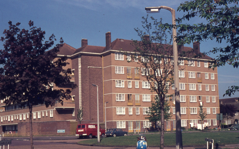  Westmorland Square, Pollards Hill estate, Mitcham, Surrey CR4. Built c. 1950 ?. 