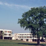 Council Housing in Wide Way, Pollards Hill, Mitcham, Surrey CR4. Built c. 1970.