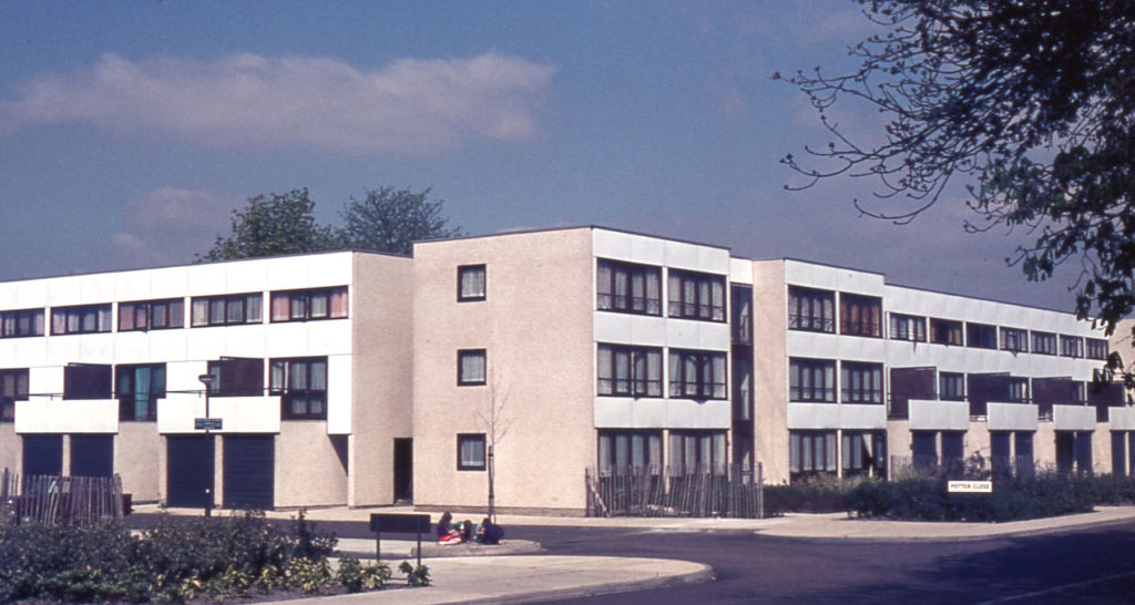 Eastfields Housing Estate, Potter Close, Mitcham Surrey CR4.