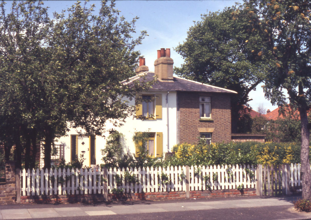 Cottages in Manor Road, Mitcham, Surrey CR5.