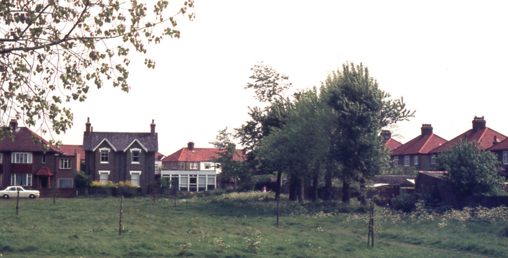 Sherwood House and Common, Mitcham, Surrey CR4. Opposite Tower Creameries. Late Victorian.