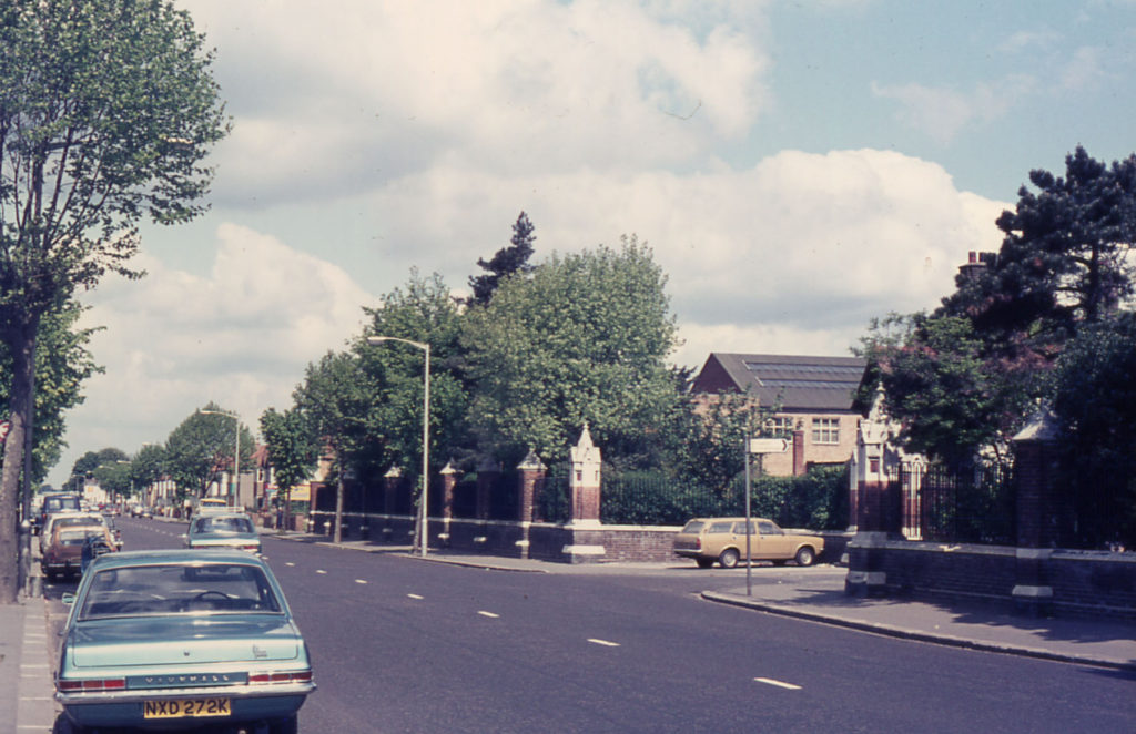 Site of Arthur's stillery, Mitcham Road, Croydon. James Arthur lived at New Barns Farm.