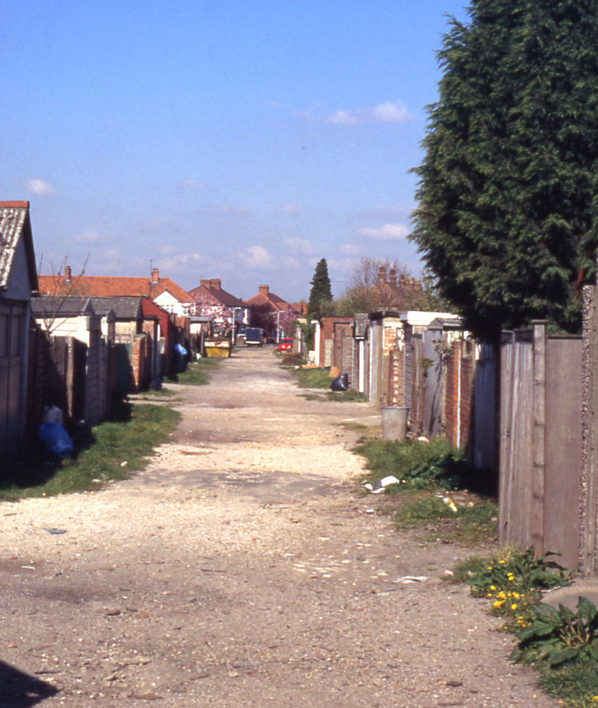 Rear acces way Greenwood Road, Mitcham, Surrey CR4.