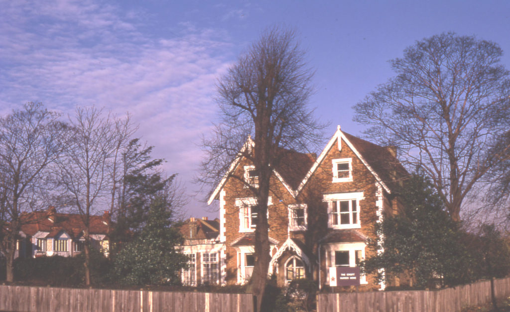 The Croft Nurses Home in Commonside East, Mitcham, Surrey CR4. mid-19th century. demolished in 1973.