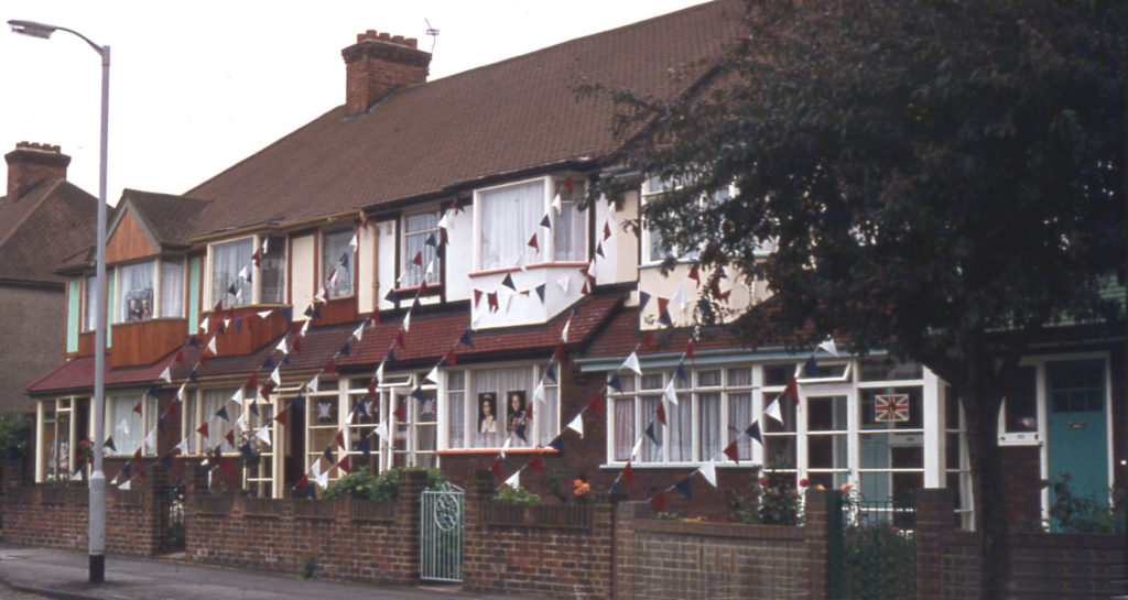 Jubilee Decoration Chestnut Grove, Mitcham, Surrey CR4.