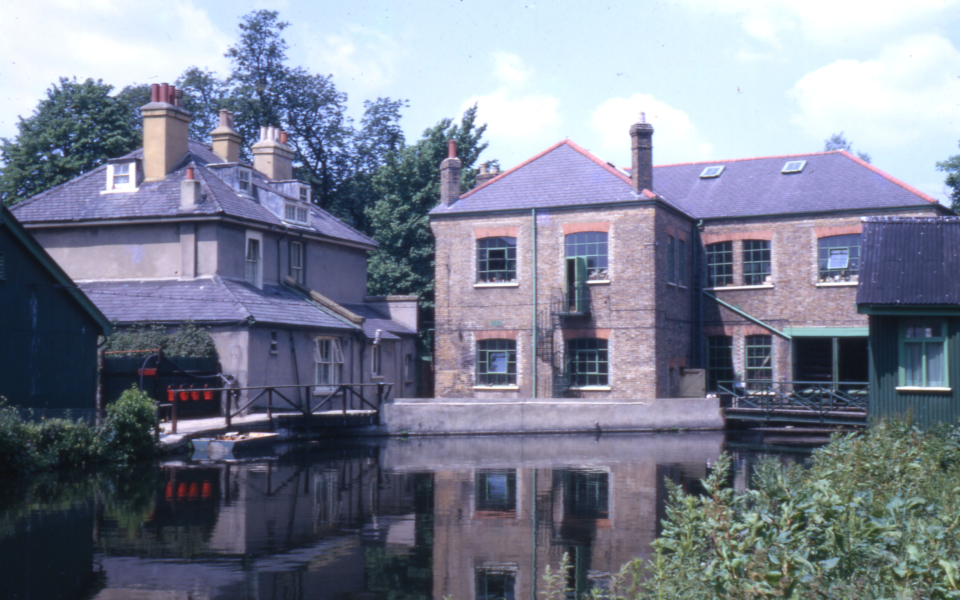 Ravensbury Mill, Morden Road, Morden, Surrey SM4. From the Wandle. 