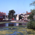 Three Kings Pond, Mitcham, Surrey CR4. Looking north towards Upper (Fair) Green.