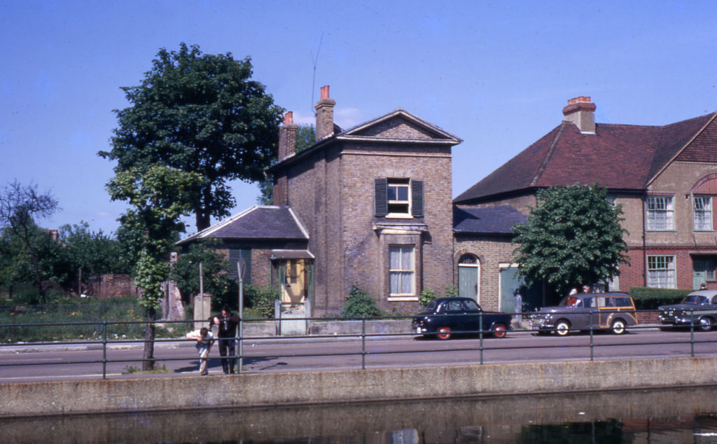 17 Commonside East, Mitcham, Surrey CR4. Three Kings pond in foreground.