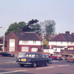 Junction Madeira Road and Commonside West, Mitcham, Surrey CR4. Looking west across Commonside West. Madeira Road on left.