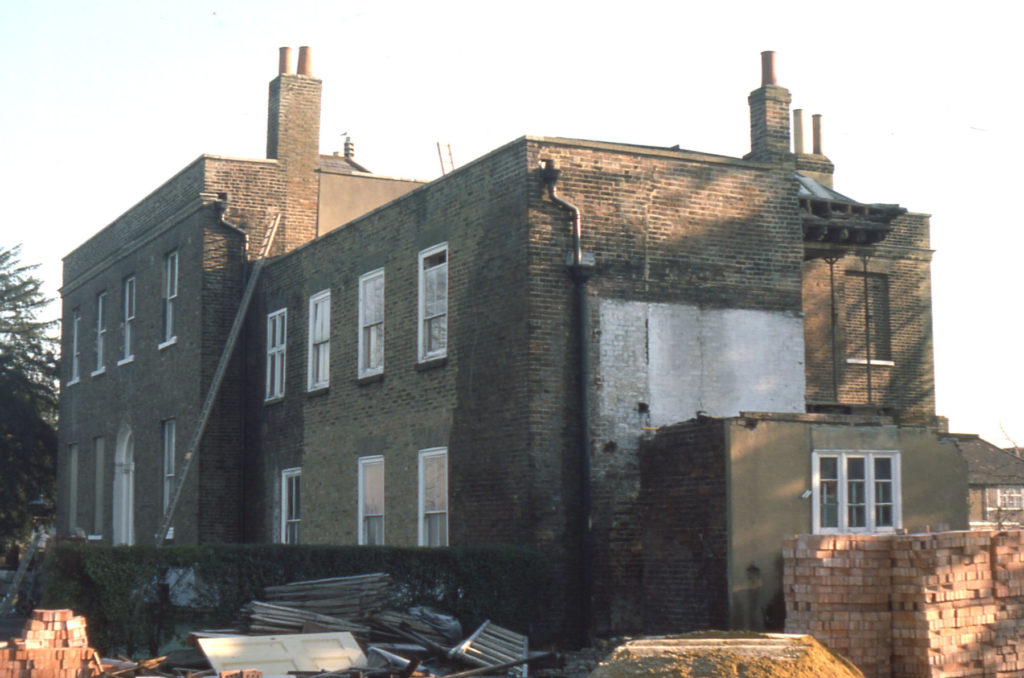 Park Place, Commonside West, Mitcham, Surrey CR4. Front elevation. renovation.