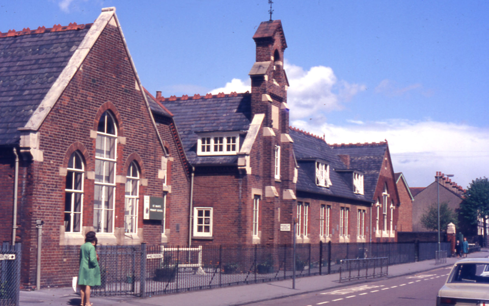 St. Marks Primary School, St. Marks Road, Mitcham, Surrey CR4. Built 1884. 