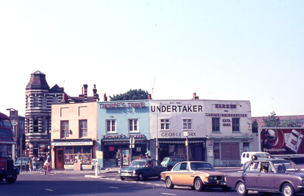 York Place, 1-7, St. Marks Road, Mitcham, Surrey CR4. Built early 19th century. Demolished 1980s.